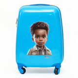 Dutchess and Duke Grayson Multicultural Kids’, 18-inch Carry-on, Hardside Upright Luggage- “Personalize Me”