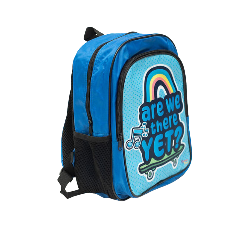 Are We There Yet? Blue Mini Backpack