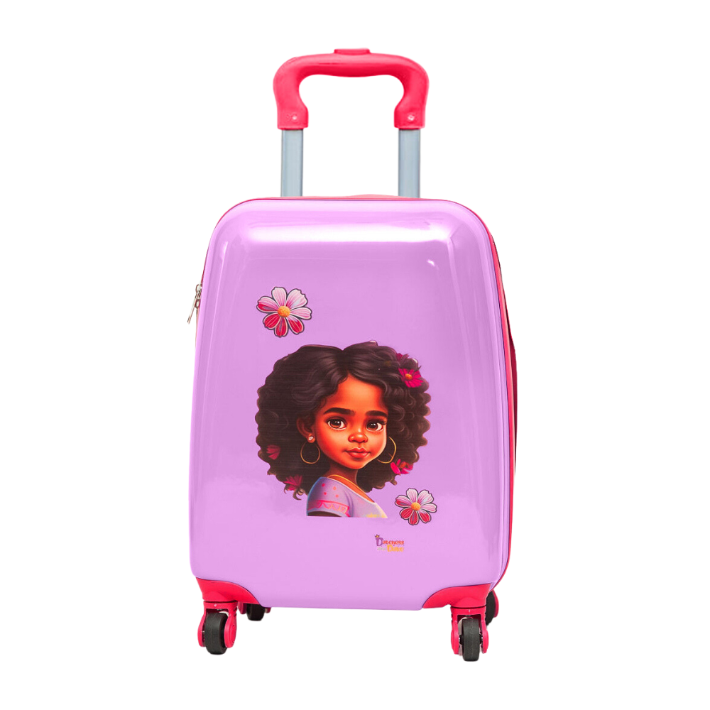 Dutchess and Duke Carmen Multicultural Kids’, 18-inch Carry-on, Hardside Upright Luggage- “Personalize Me”