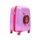 Dutchess and Duke Carmen Multicultural Kids’, 18-inch Carry-on, Hardside Upright Luggage- “Personalize Me”