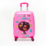 Dutchess and Duke Zora Multicultural Kids’, 16-inch Carry-on, Hardside Upright Luggage- “Personalize Me”