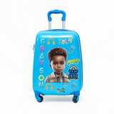 Dutchess and Duke Grayson Multicultural Kids’, 18-inch Carry-on, Hardside Upright Luggage- “Personalize Me”
