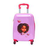 Dutchess and Duke Carmen Multicultural Kids’, 16-inch Carry-on, Hardside Upright Luggage- “Personalize Me”